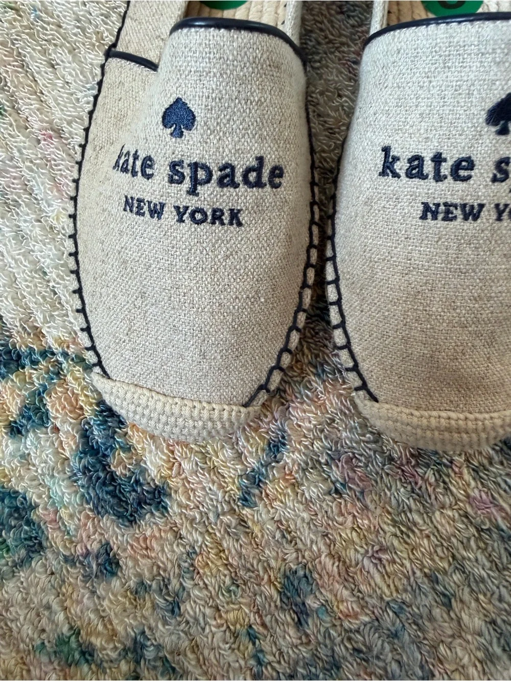 Kate Spade Espadrilles my Melody canvas shoes logo spade 8